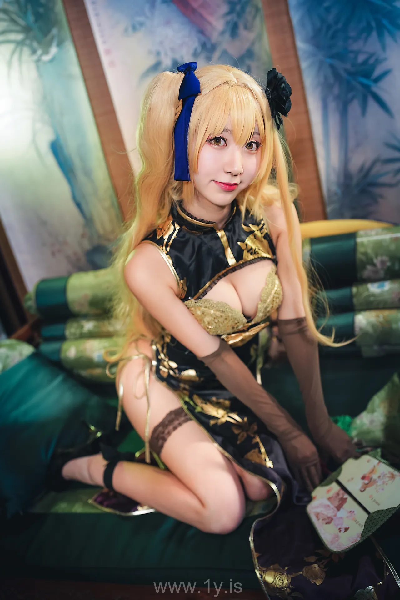 Coser@黑川 NO.018 Irresistible Asian Homebody Girl 金莲